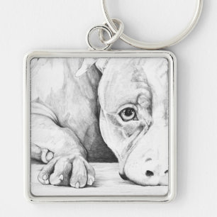 Patiently Waiting Keychain