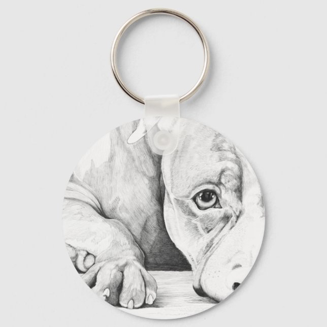 Patiently Waiting Keychain (Front)