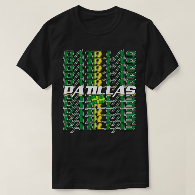 Patillas Cascade text 3 T-Shirt (Design Front)