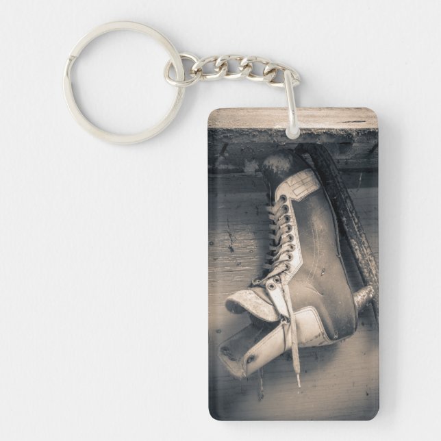 Patin vintage BW d'hockey (Devant)