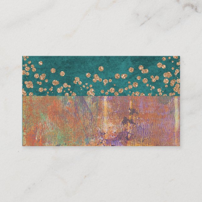 Patina Glamour Business Card (Front)