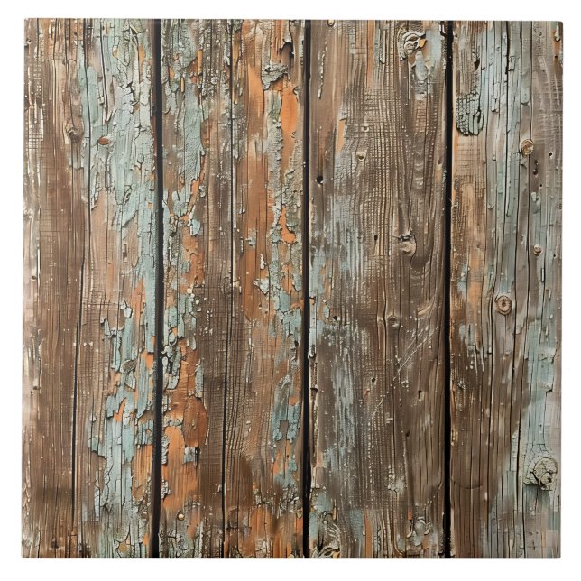 Patina Wood Rustic Distressed Plank  Tile (Front)