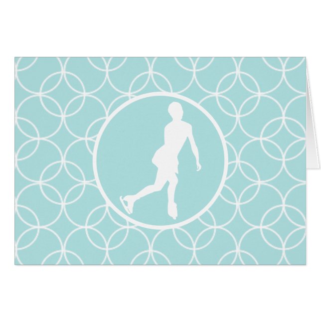 Patinage artistique ; Cercles de bleus layette (Devant horizontal)
