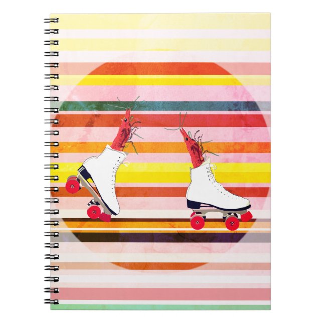 Patinage, crevettes sur patins Carnet d'art Surrea (Devant)