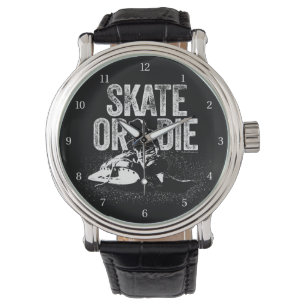 Patinage Ou Mourir (Hockey) Montre À Poignets