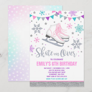 Patinage sur glace Invitation Patinage sur glace S