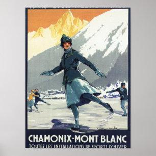 Patinage sur glace - Poster du Promo olympique de 
