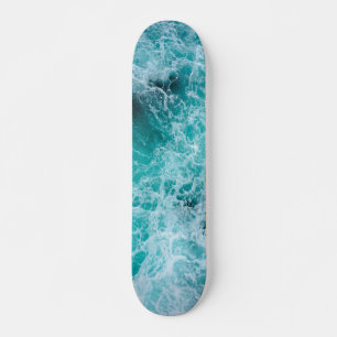 Patineta Blue Ocean waves Skateboard