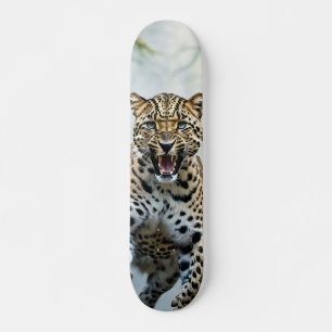 Patineta Leopardo Veloz Attacking Skateboard
