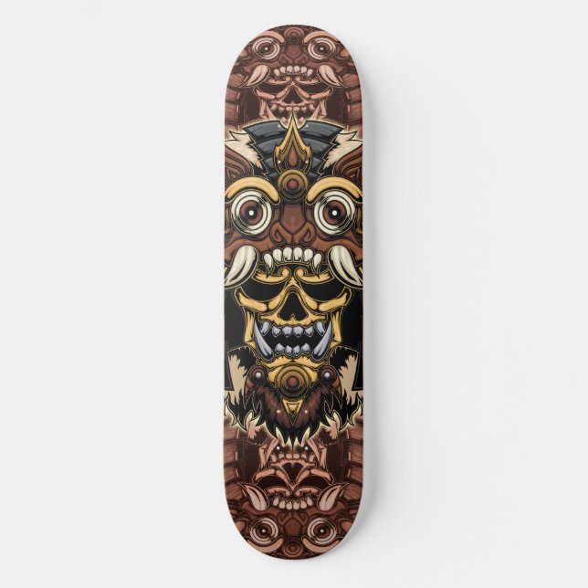 Patineta máscara Bali Skateboard (Front)