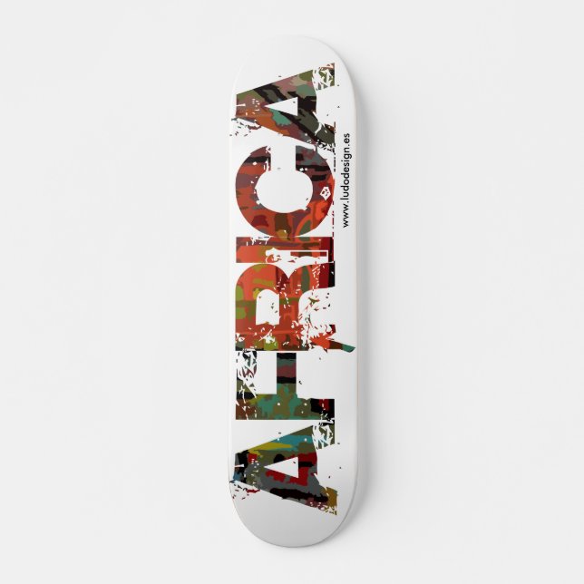 Patineta skate Africa Ludodesign Skateboard (Front)
