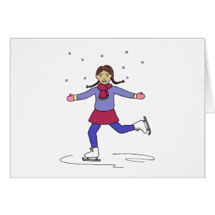 Patineuse sur glace