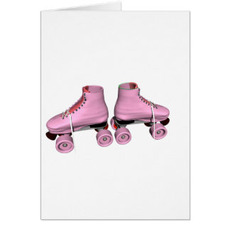 Patins de rouleau roses