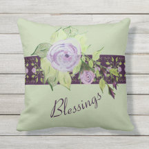 Patio Accent In Purple And Green