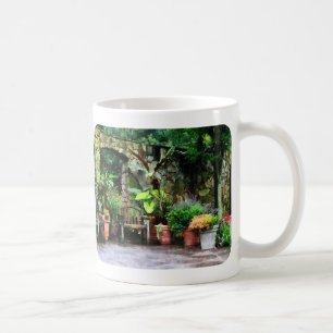 Patio Garden in the Rain Coffee Mug