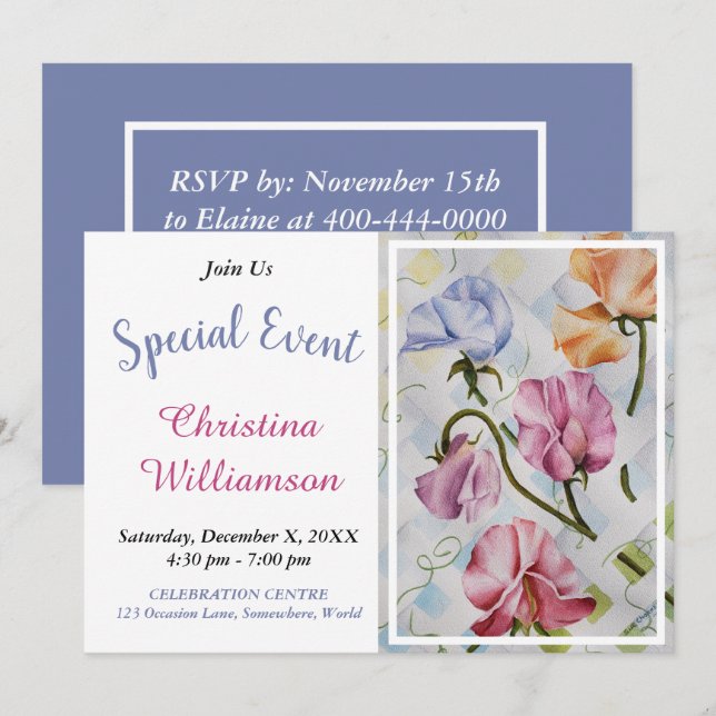 PATIO PARTY INVITE (Front/Back)