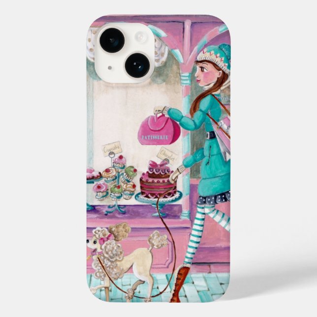 Patisserie Fashion Girl - Iphone 6 plus coque (Verso)