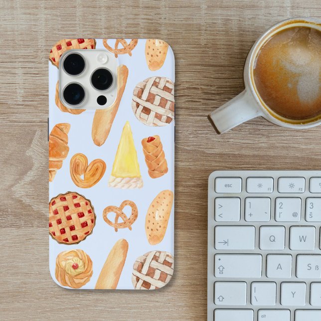 Patisserie French Bakery Pastry Bread Food Art Case-Mate iPhone Case (In situ)