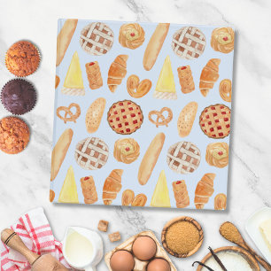 Patisserie French Bakery Pastry Bread Food Recipe Binder