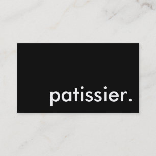 patissier. business card