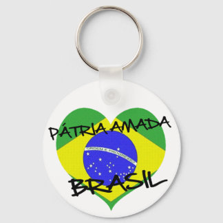 Pátria Amada Brasil Keychain