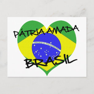 Pátria Amada Brasil Postcard