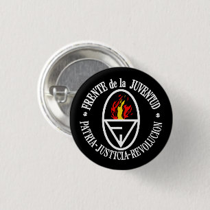 PATRIA JUSTICIA REVOLUCION 1 INCH ROUND BUTTON