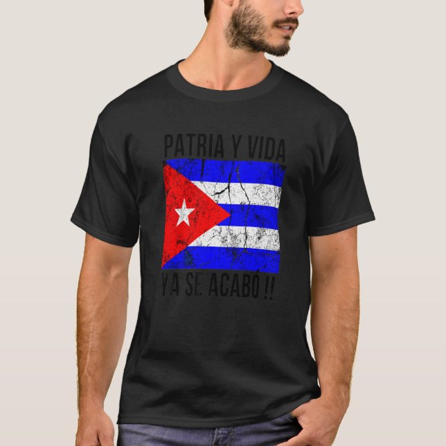 Patria Y Vida Cuba T-Shirt (Front)