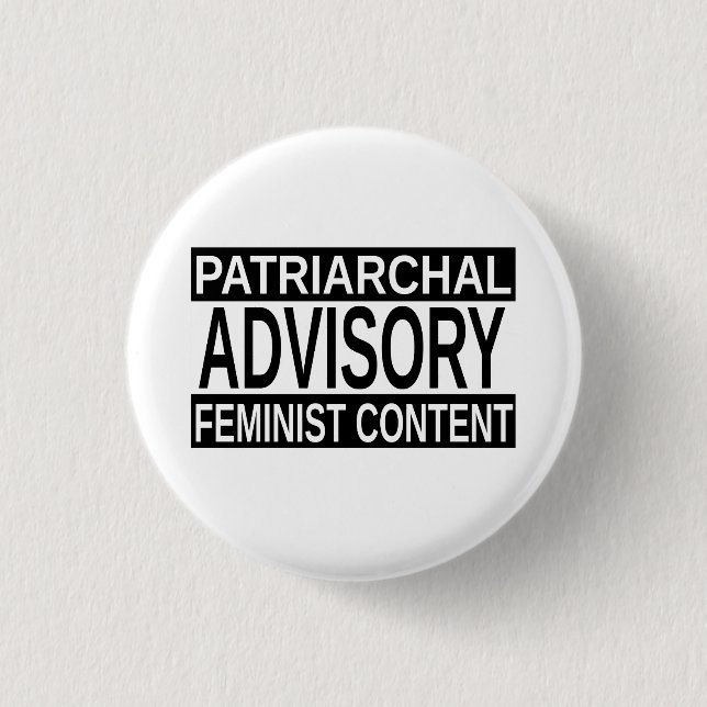 Patriarchal Advisory 1 Inch Round Button (Front)