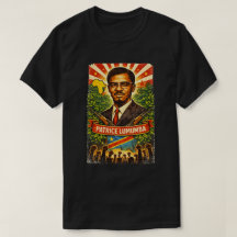 Patrice Lumumba Pan-African Revolutionary T-shirt