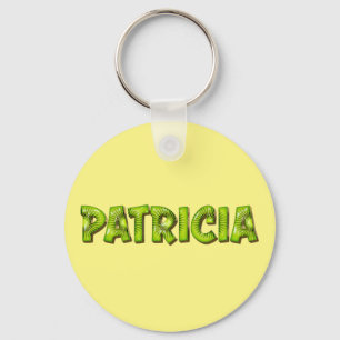 Patricia Name Kiwi Design Keychain