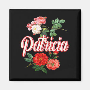 Patricia Name With Flowers  Magnet
