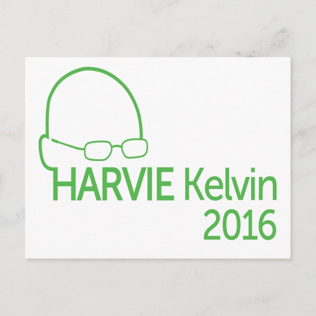 Patrick Harvie Kelvin 2016 Postcard (Front)