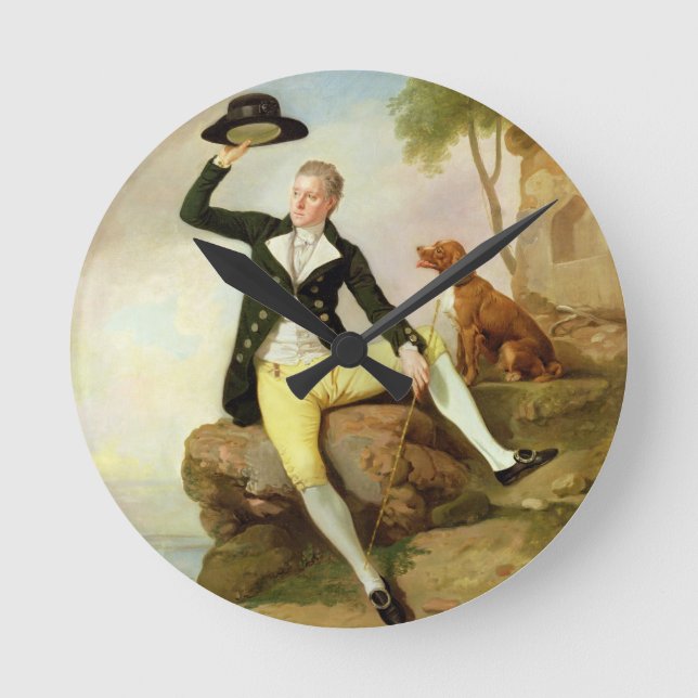 Patrick Heatly, c.1783-87 (oil on canvas) Round Clock (Front)
