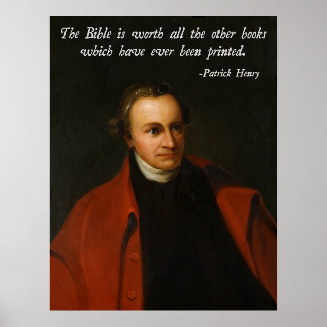 Patrick Henry Bible Poster (Front)