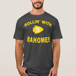 Patrick Mahomes Rollin With Mahomies Funny T-Shirt