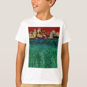 Patrick Ranch, Chico, CA (In Red and Green) T-Shirt