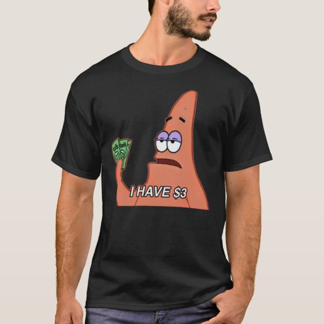 patrick star meme Sticker T-Shirt (Front)