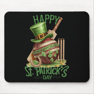 Patrick's Day Costume Cricket Hat Four-leaf Clover Mouse Pad