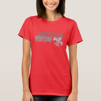 PATRIMOINE AMÉRICAIN FEMMES GRAY CREST TSHIRT