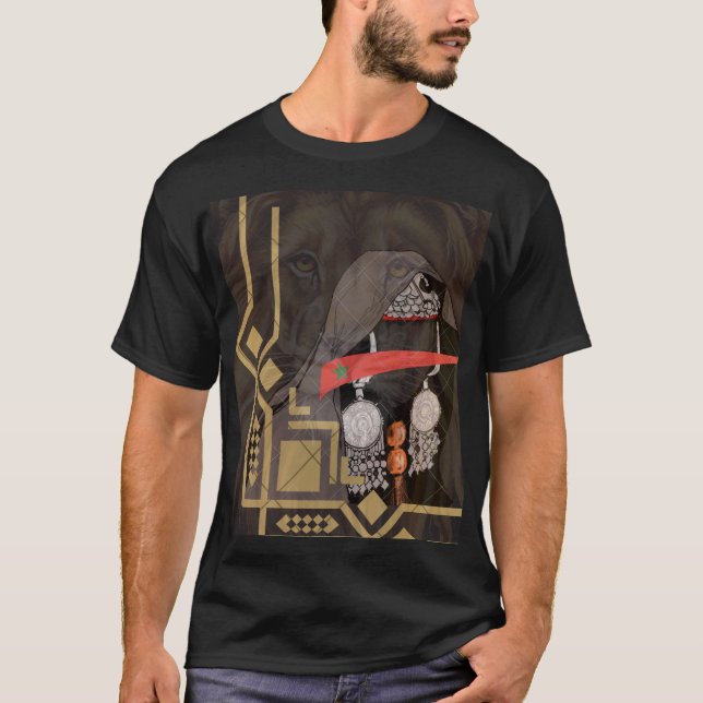 Patrimoine marocain : T-Shirt d'élégance tradition (Devant)