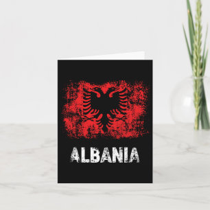 Patriot Albania Independence Day Albanian Flag Card