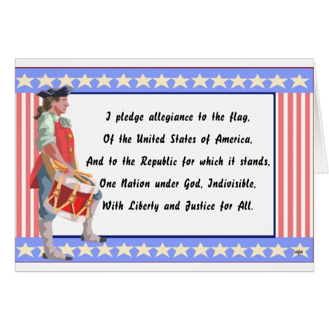 Patriot and Pledge of Allegiance Logo (Front Horizontal)