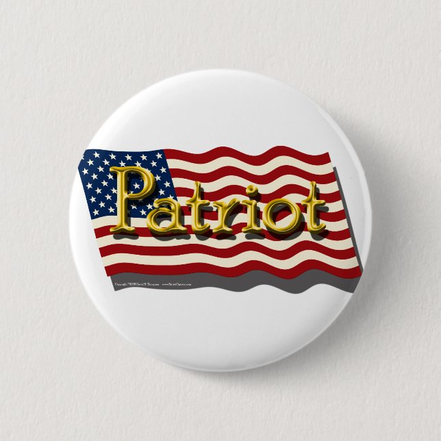 Patriot Button (Gold) (Front)