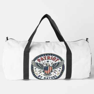 Patriot By Nature Patriotic Bold Patriotic Attitud Duffle Bag