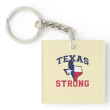 Patriot Country Texas Strong Acrylique Porte - clé