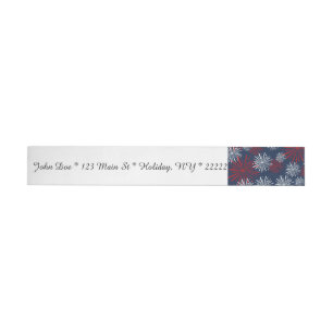 Patriot Fireworks Wraparound Address Label
