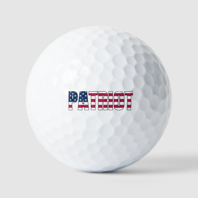Patriot Flag Golf Balls (Front)
