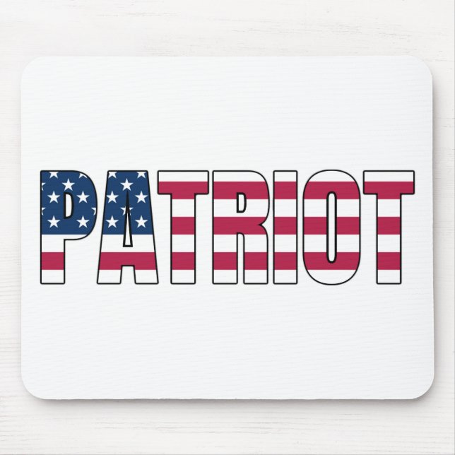 Patriot Flag Mouse Pad (Front)