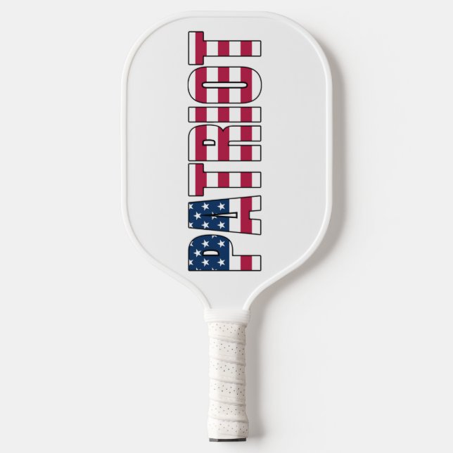 Patriot Flag Pickleball Paddle (Front)